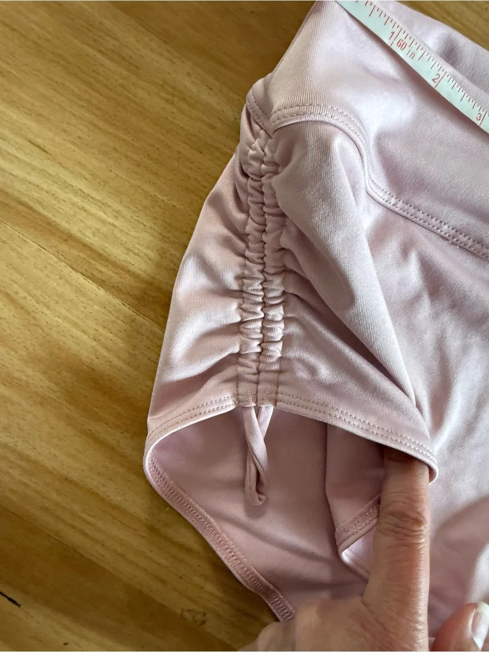 New Victoria’s Secret PINK Gym to Swim Shortie in Chalk Rose - Sz L